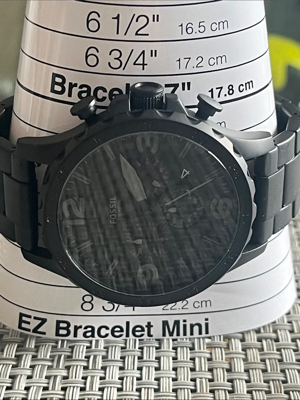 Fossil Men's Gunmetal Gray Chronograph Watch
